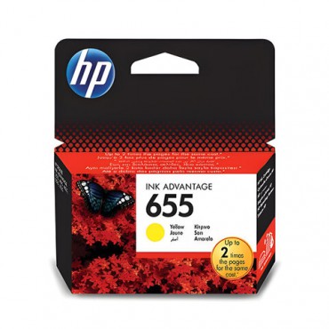 Картридж струйный HP (CZ112AE) Deskjet Ink Advantage 3525/5525/4515/4525 №655, желтый, оригинальный