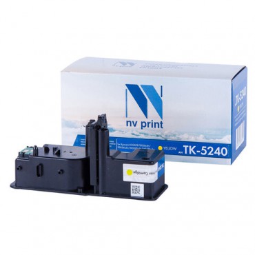 Тонер-картридж NV PRINT (NV-TK-5240Y) для KYOCERA ECOSYS P5026cdn/w/M5526cdn, желтый, ресурс 3000 стр.